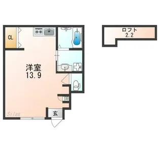 あんしん+河合08-1075【1階】の間取り