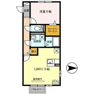 ドリーム葉月 七番館【2階】の間取り