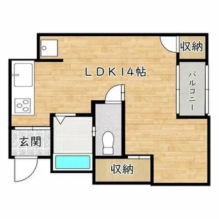 大阪府堺市東区日置荘原寺町【マンション】の間取り