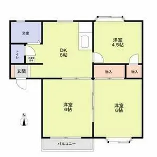 アネックスオガワB棟【1階】の間取り