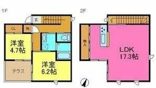 愛知県名古屋市緑区砂田2丁目【一戸建】の間取り