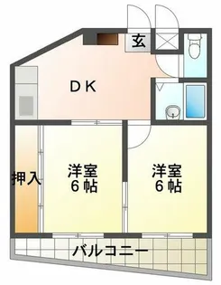 セオ・コート潤和【3階】の間取り