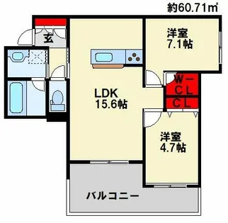 シャーメゾンシエロ【2階】の間取り