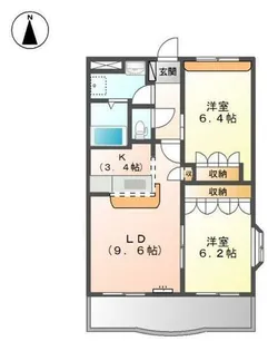 ロイヤルヒルズ青山【2階】の間取り