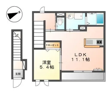 パストラル【2階】の間取り