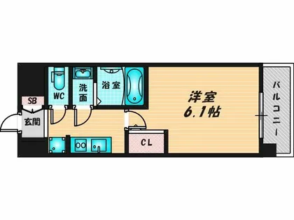 Alivis放出【4階】の間取り