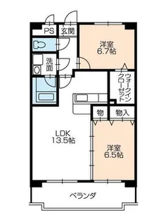 グランドゥール【2階】の間取り