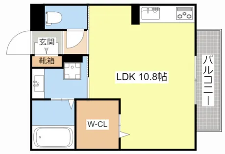 はまだ18【1階】の間取り