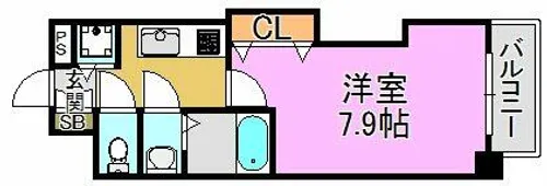 Luxe長田【11階】の間取り