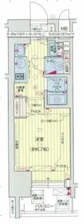 プレサンス立売堀アーバンスタイル【3階】の間取り