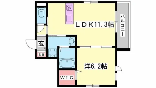 ヘーベルメゾン ヴェルヴェーヌ【3階】の間取り