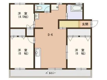 アルテハイム姫路【2階】の間取り
