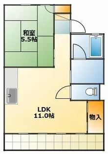 カーサ・コイーバ【2階】の間取り