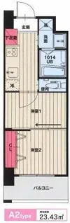 No.102 MARINA GATE II【7階】の間取り