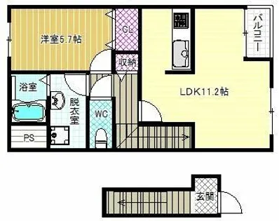 フィオレ【2階】の間取り