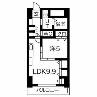プレステージ千種【14階】の間取り