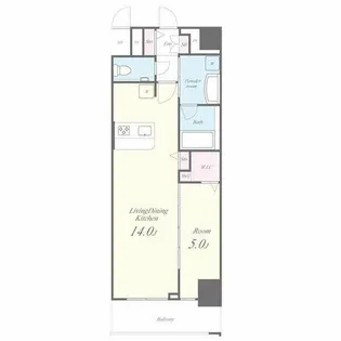 La’a Kea 徳川【2階】の間取り