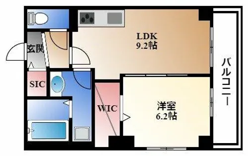 ラシーネ自由ヶ丘【4階】の間取り