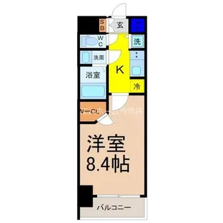 S-RESIDENCE今池beleta【2階】の間取り