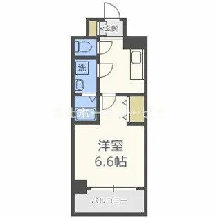 RaysProduct西住之江adamU【8階】の間取り