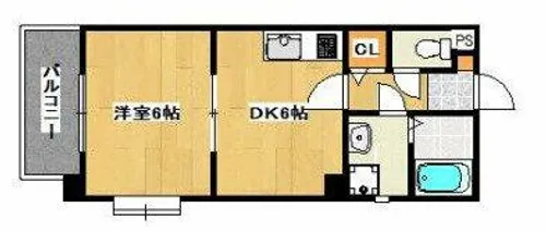 メゾンケーアイ【3階】の間取り