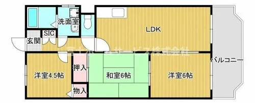 エスポワール参番館【303号室】の間取り