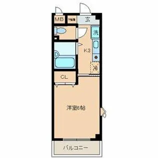 エクセレッテアビコ【2階】の間取り