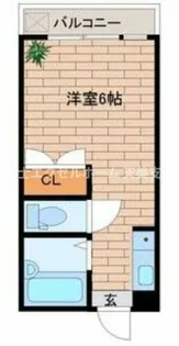 エスパシオ【202号室】の間取り