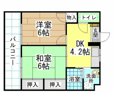 コーポあけだ【3階】の間取り