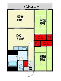深田第一ビル【301号室】の間取り