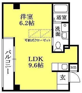 ノベラ西宮江上町【501号室】の間取り