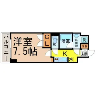 アマーレ葵【2階】の間取り