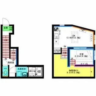 RadIAnce大府Ⅱ(レイディエンス大府Ⅱ)【2階】の間取り