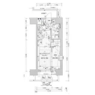 プレサンス ロジェ 車道駅前SOUTH【9階】の間取り