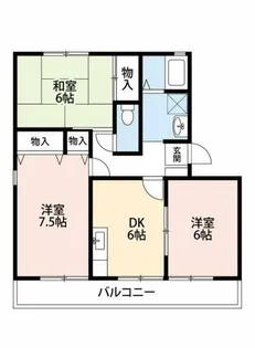ユーミクラF2【2階】の間取り