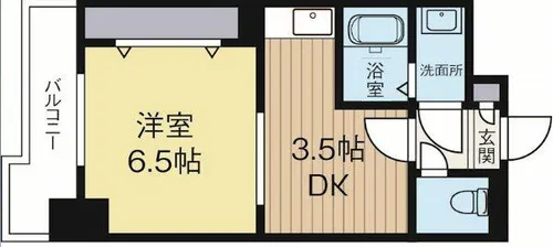 リファレンスベイサイド【905号室】の間取り
