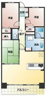 レジディア都島Ⅰ【6階】の間取り