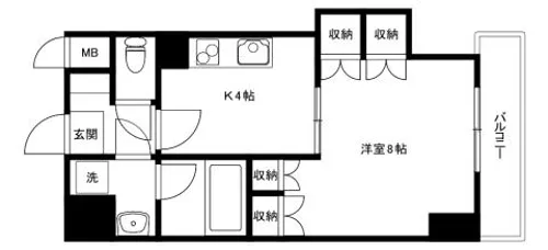 ラ・カステル・メウ【6階】の間取り