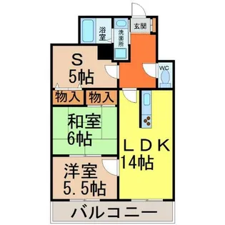 宝マンション大須【4階】の間取り
