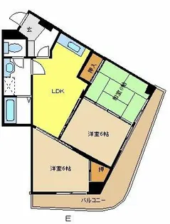 サンヒルズ松和花壇【2階】の間取り