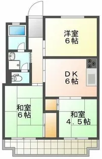 タートルヒルズ黒沢台【3階】の間取り