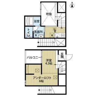 BLANCA上石川(ブランカ上石川)【1階】の間取り