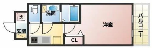 Alivis福島海老江(旧フォーリアライズ福島ルノン)【11階】の間取り