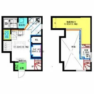 RadIAnce大府Ⅱ【101号室】の間取り