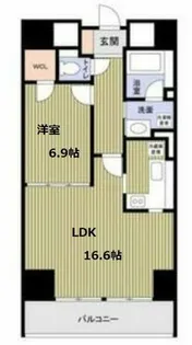 船場ミッドキューブ【8階】の間取り