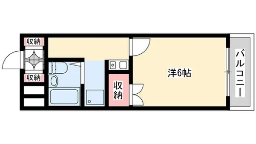 レジデンス姫路WEST【1階】の間取り