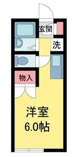 グラン逆瀬川【102号室】の間取り
