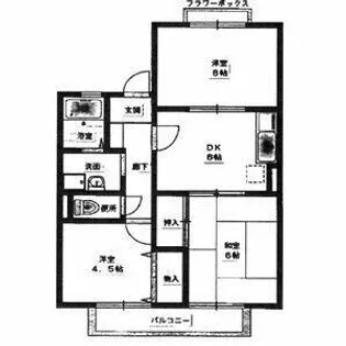 プリシェールN【2階】の間取り