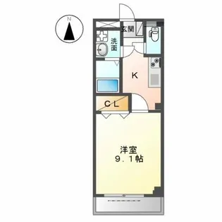 ソレイユ21【1階】の間取り