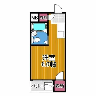 ロイヤルハイツ川西【1階】の間取り